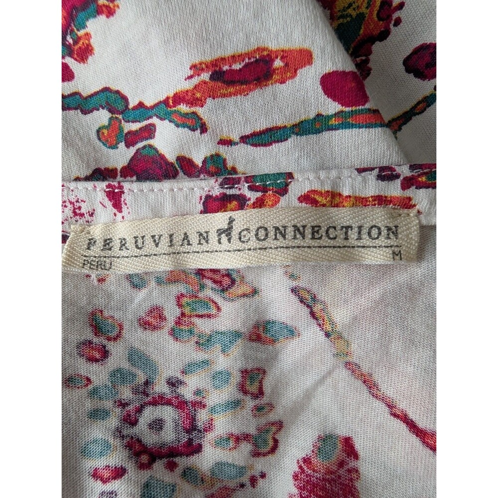 Peruvian Connection Goa Floral Tunic - Picture 10 of 10